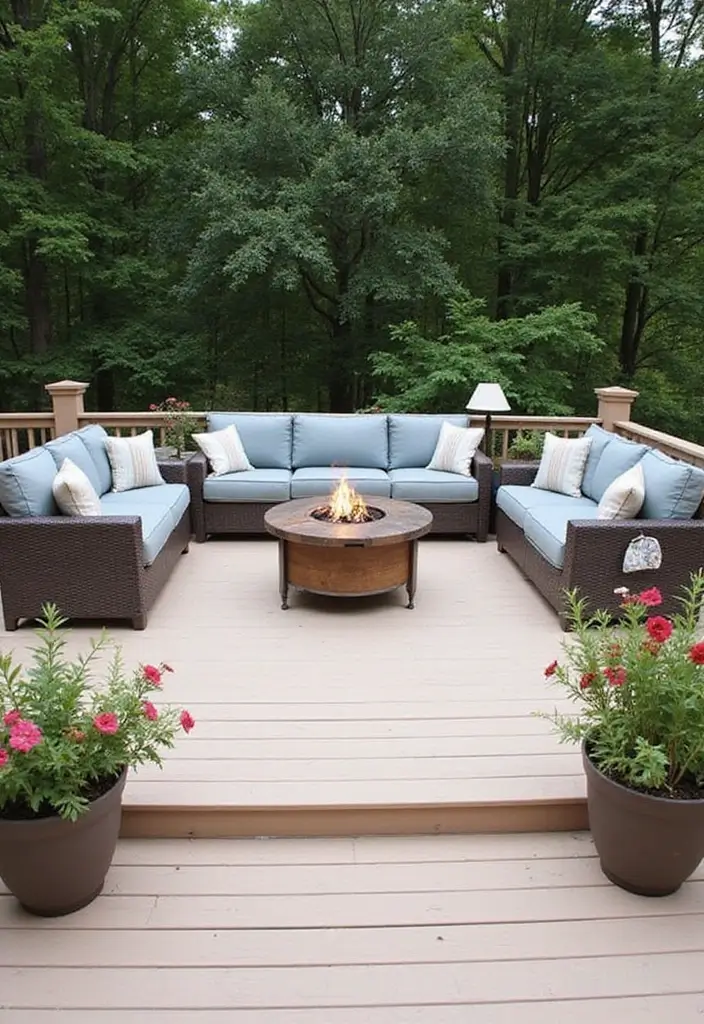 25 Outdoor Living Room Ideas That Bring Comfort Outside - 16. Elevated Deck Seating