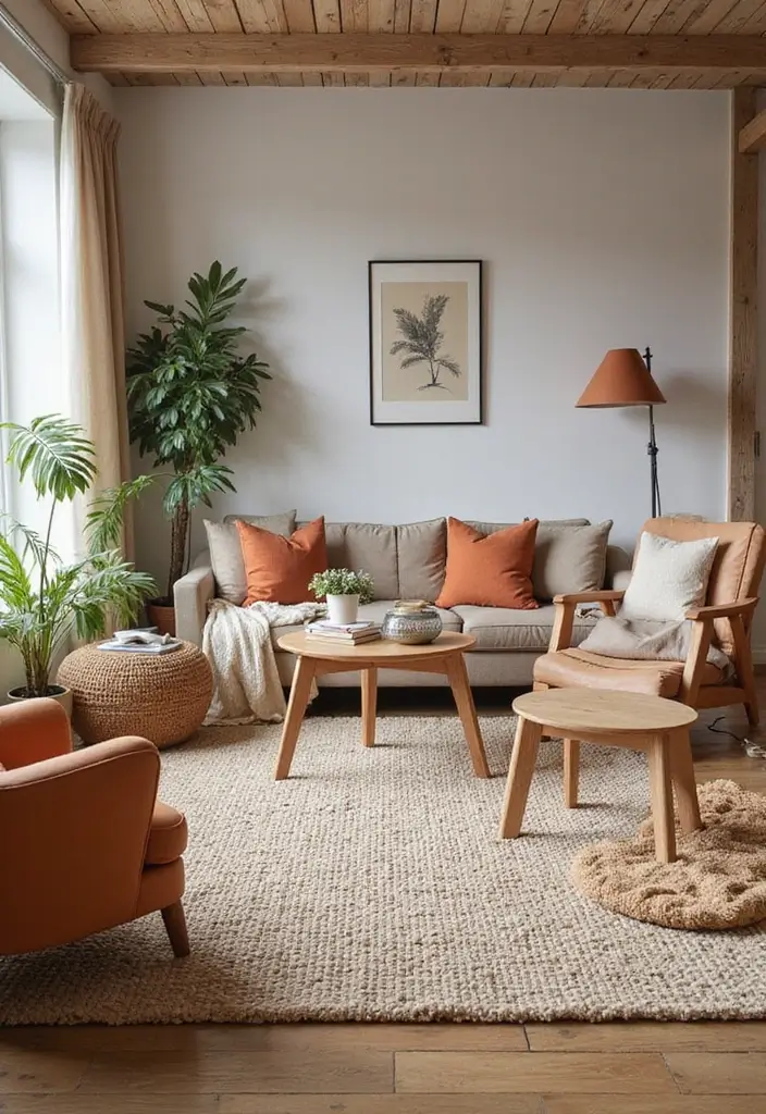 27 Carpet in Living Room Ideas That Feel Cozy and Chic - 19. Textured Rugs for Added Comfort