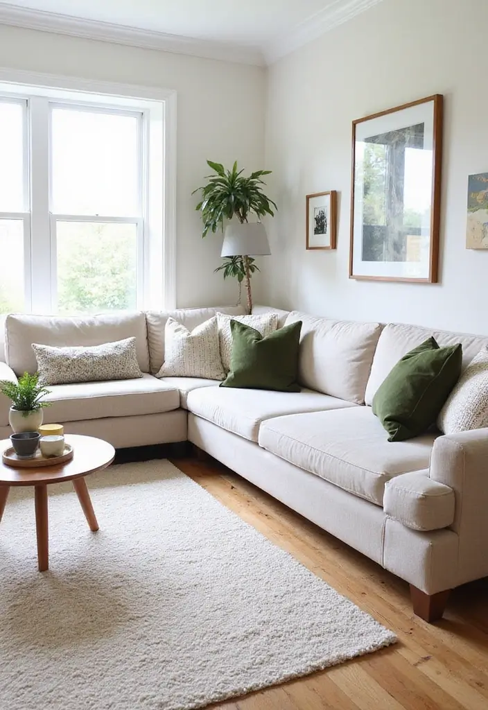 27 Korean Living Room Ideas That Feel Minimal and Serene - 25. Simple Layering