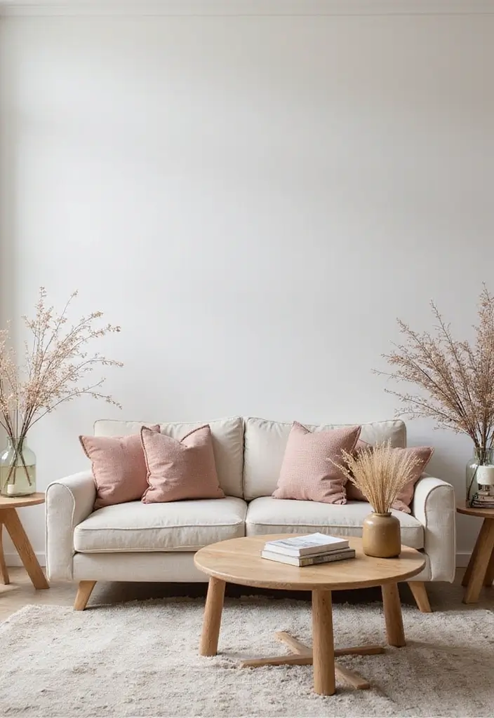 27 Korean Living Room Ideas That Feel Minimal and Serene - 27. Seasonal Decor