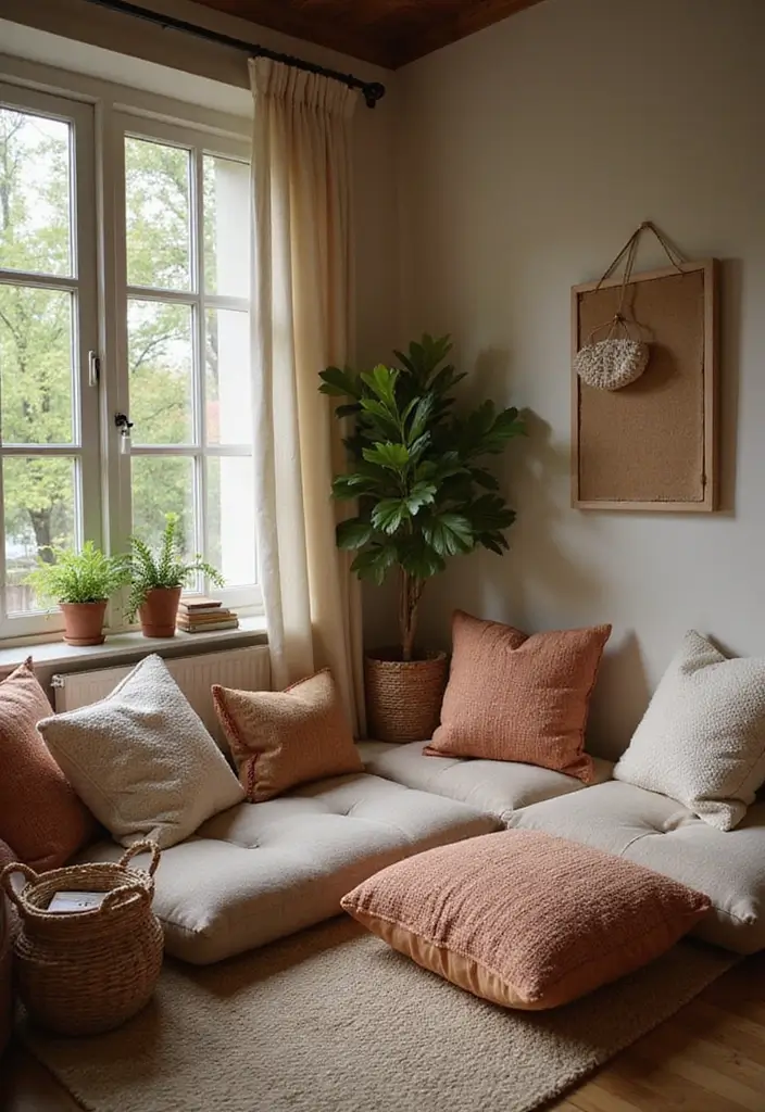 27 Korean Living Room Ideas That Feel Minimal and Serene - 5. Cozy Nooks