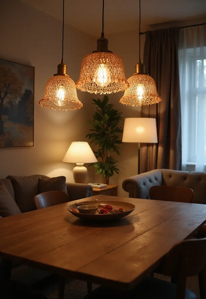 27 Korean Living Room Ideas That Feel Minimal and Serene - 7. Layered Lighting