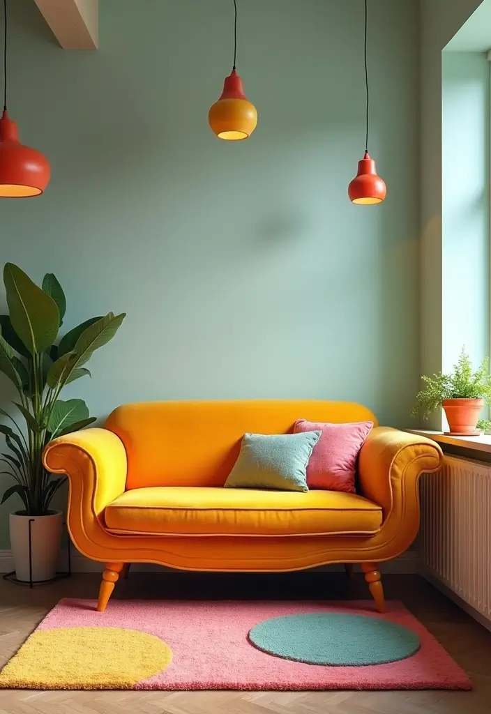 27 Living Room Sofa Design Small Spaces That Save Space Beautifully - 22. Retro Sofas