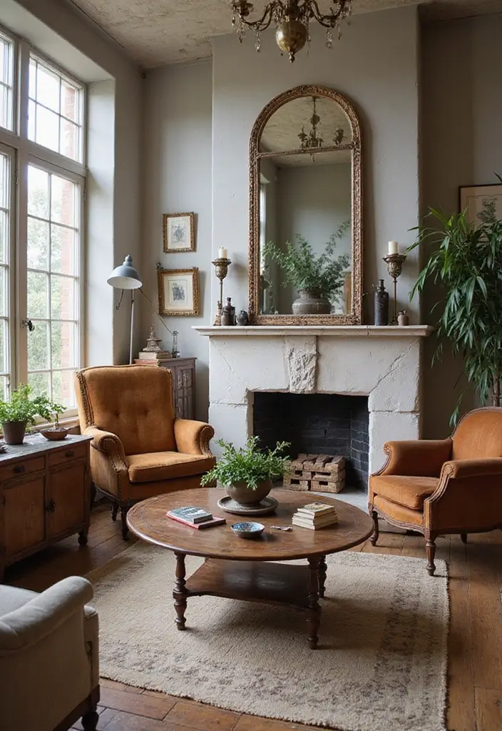 27 Mexican Interior Design Living Room Ideas That Feel Vibrant and Colorful - 11. Vintage Finds