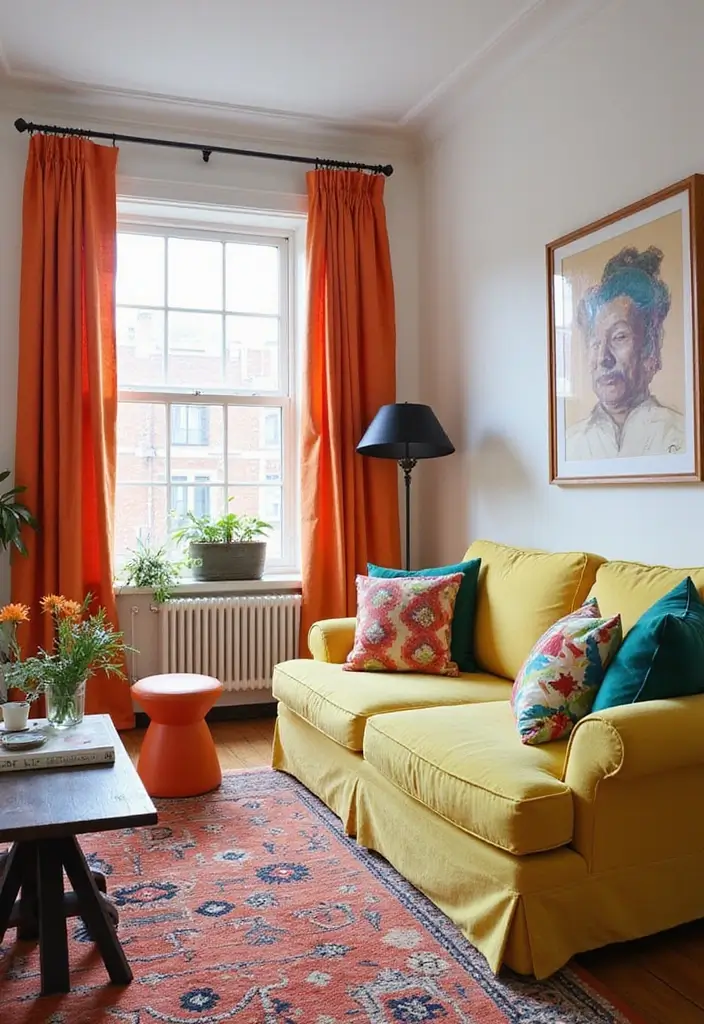 27 Mexican Interior Design Living Room Ideas That Feel Vibrant and Colorful - 19. Bold Accent Furniture