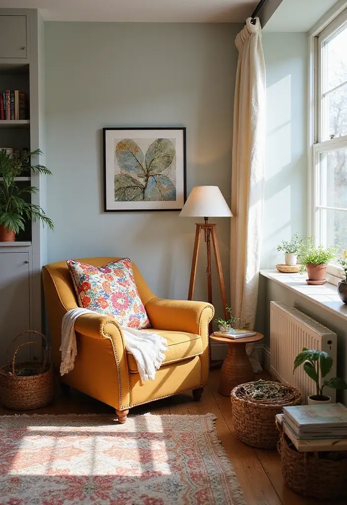 27 Mexican Interior Design Living Room Ideas That Feel Vibrant and Colorful - 21. Cozy Nooks