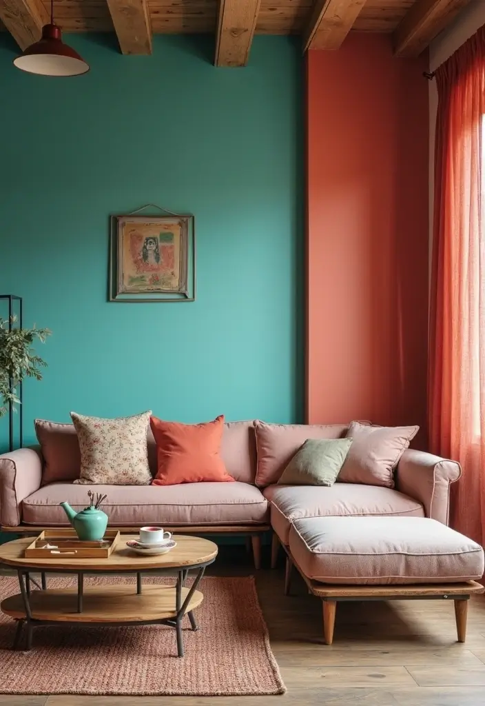 27 Mexican Interior Design Living Room Ideas That Feel Vibrant and Colorful - 6. Colorful Walls