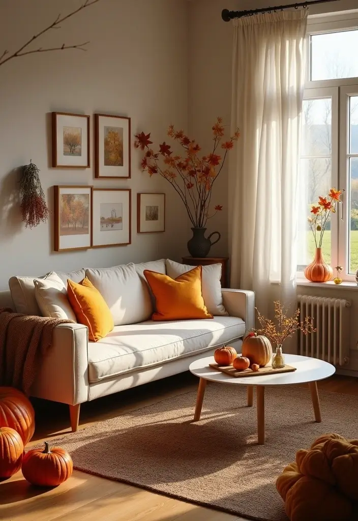 27 Real Living Room Ideas That Feel Authentic and Lived In - 20. Seasonal Decor Changes