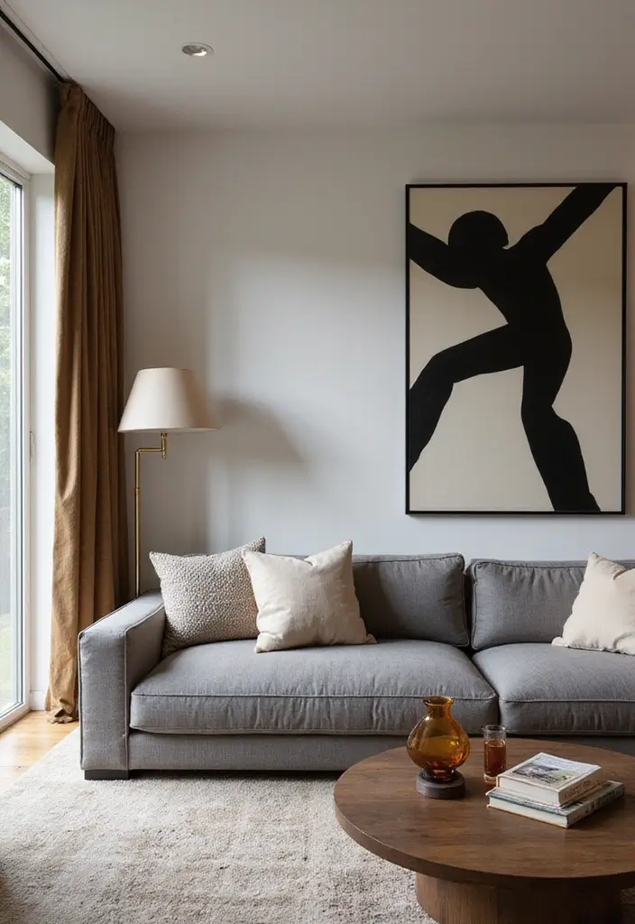 27 Real Living Room Ideas That Feel Authentic and Lived In - 24. Statement Accent Pieces