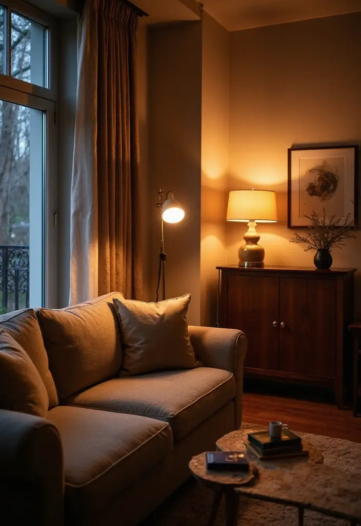 27 Real Living Room Ideas That Feel Authentic and Lived In - 6. Statement Lighting