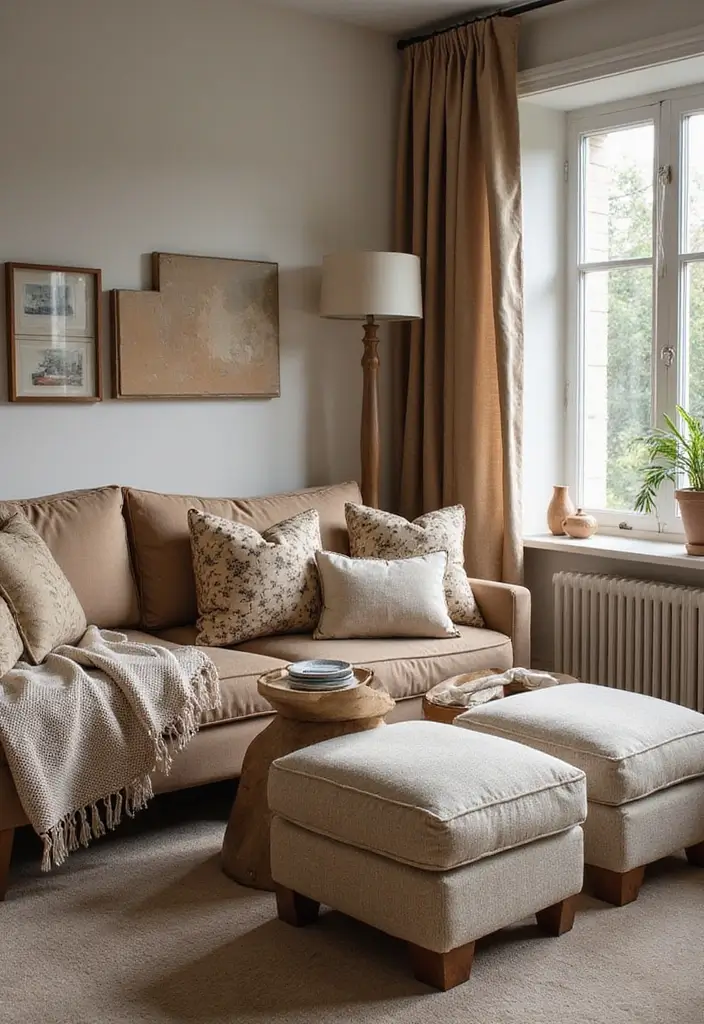 27 Small Cozy Living Room Ideas That Feel Warm and Welcoming - 14. The Power of Upholstery