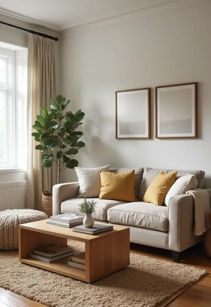 27 Small Cozy Living Room Ideas That Feel Warm and Welcoming - 4. Multi-Functional Furniture