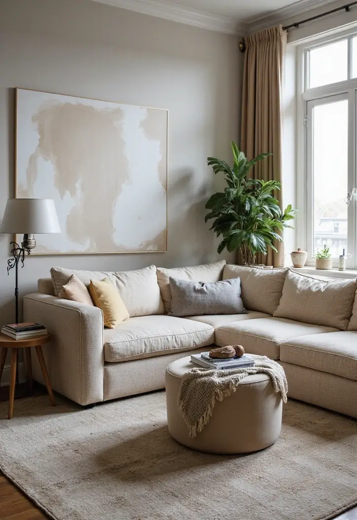 27 Small Sectionals for Small Living Room Ideas That Fit Perfectly - 27. The Power of Shape