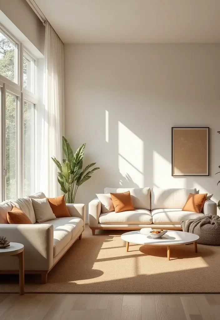 27 White Modern Living Room Ideas That Feel Bright and Minimal - 27. Inviting Atmosphere