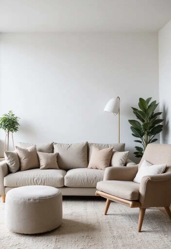 27 White Modern Living Room Ideas That Feel Bright and Minimal - 7. Multifunctional Spaces