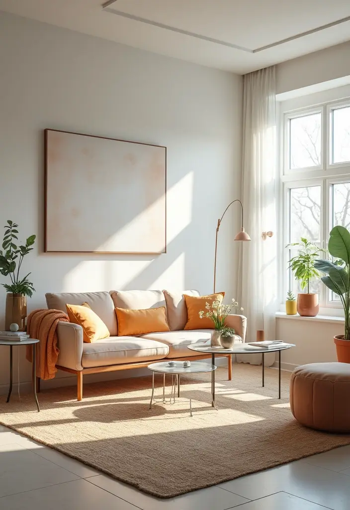 28 Bedroom With Living Room Combo Ideas That Save Space Beautifully - 20. Transparent Furniture Choices