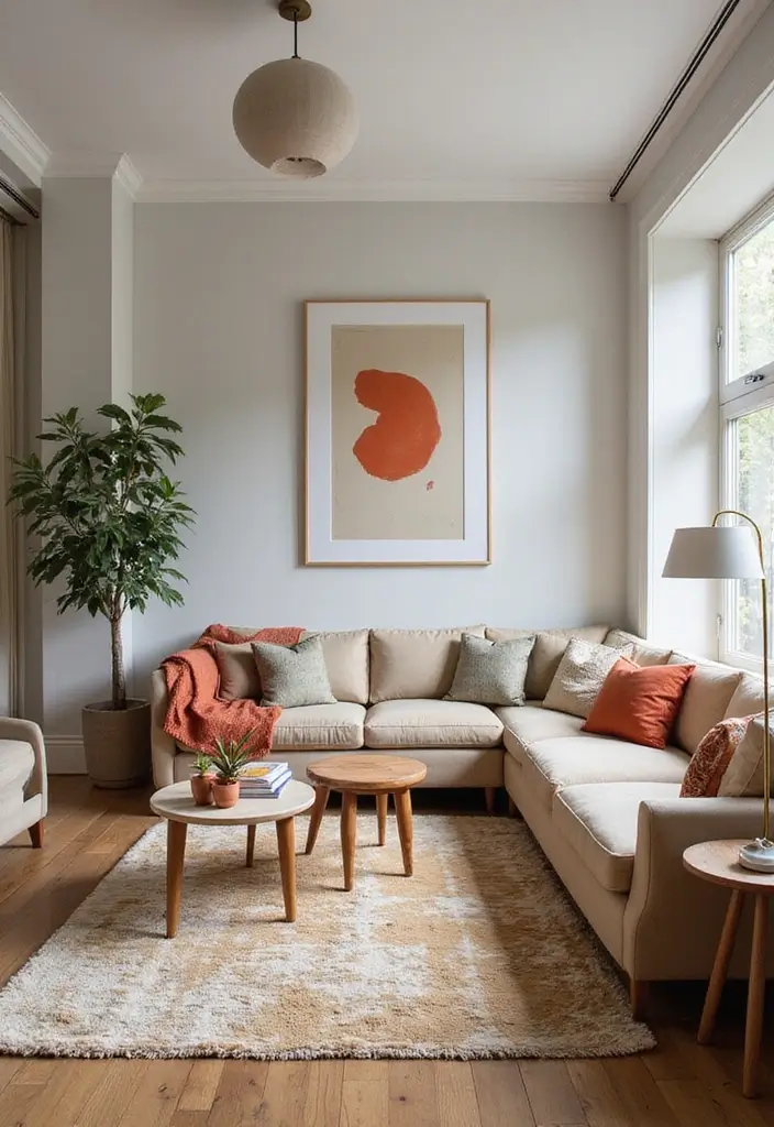 28 Bedroom With Living Room Combo Ideas That Save Space Beautifully - 9. Smart Color Choices