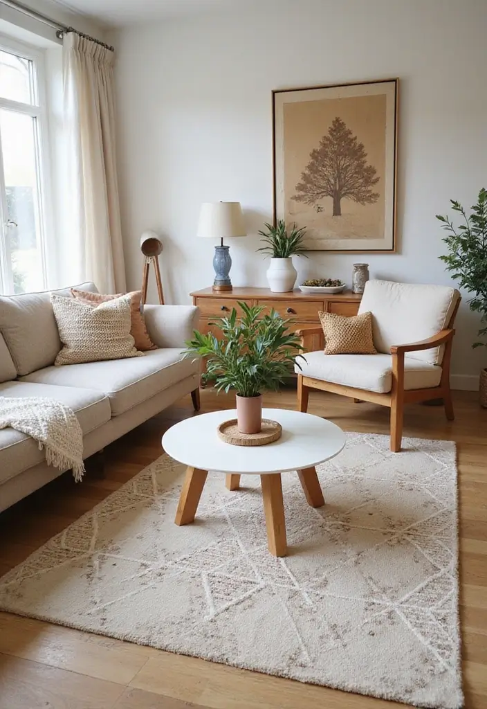 28 Floor Carpet Living Room Ideas That Add Texture and Warmth - 2. Organic Cotton Carpets