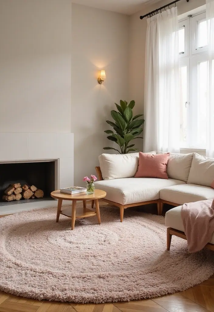 28 Floor Carpet Living Room Ideas That Add Texture and Warmth - 6. Textured Shag Rugs