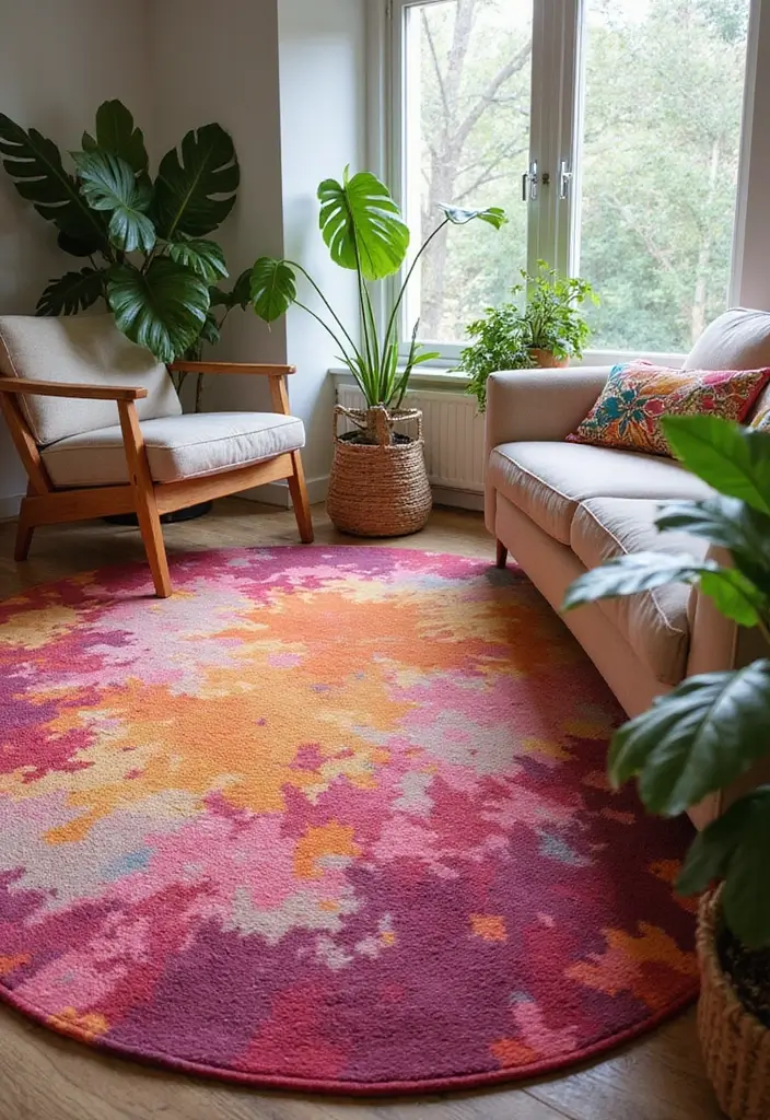 28 Floor Carpet Living Room Ideas That Add Texture and Warmth - 8. Eco-Friendly Dyed Carpets