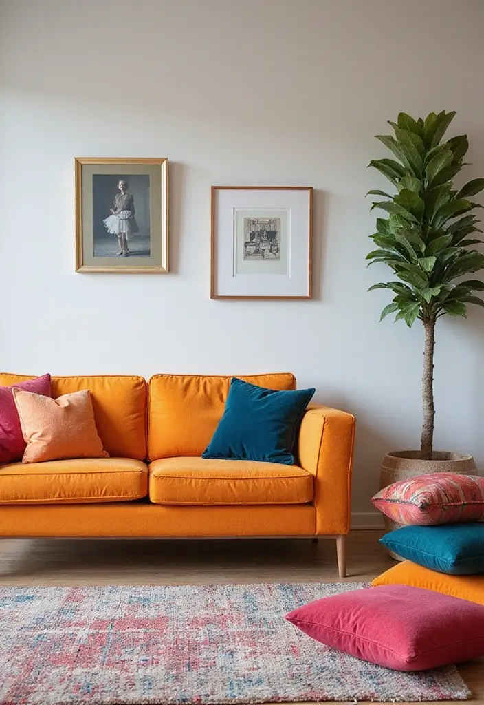 28 Ikea Living Room Ideas Sofas That Feel Functional and Cozy - 22. The Playful KLIPPAN Loveseat