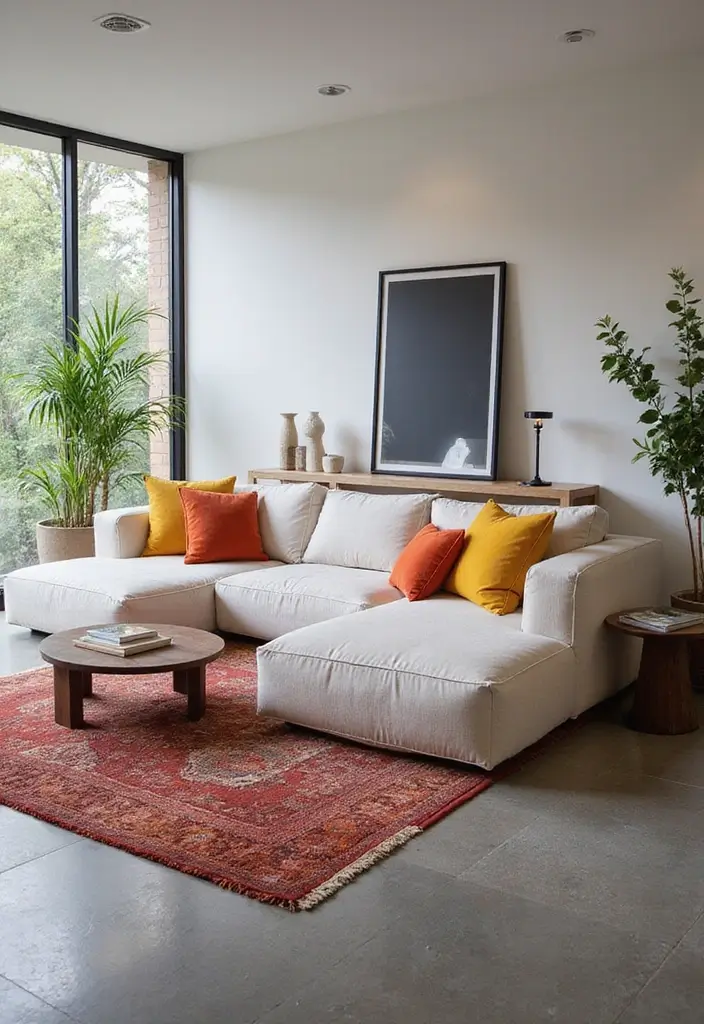 28 Ikea Living Room Ideas Sofas That Feel Functional and Cozy - 8. The Functional VALLENTUNA Sofa