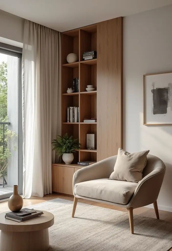 28 Living Room Addition Ideas That Expand Space Beautifully - 21. Functional Wall Panels