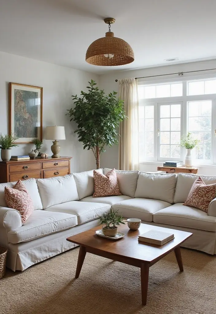 28 Living Room Addition Ideas That Expand Space Beautifully - 23. Upcycled Furniture