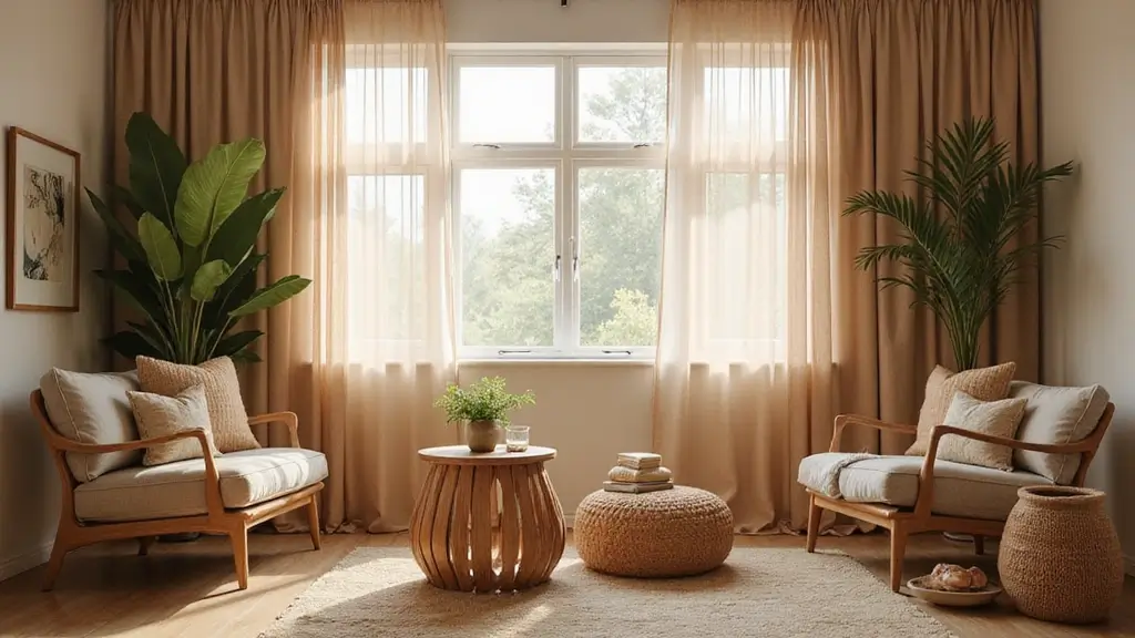 28 Living Room Sheer Curtain Ideas That Soften Light Perfectly