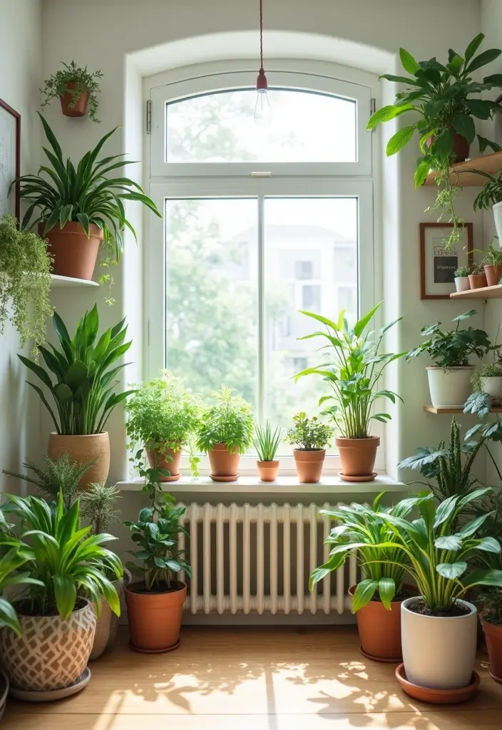 28 Small Cosy Living Room Ideas That Feel Inviting and Peaceful - 3. Incorporate Plant Life