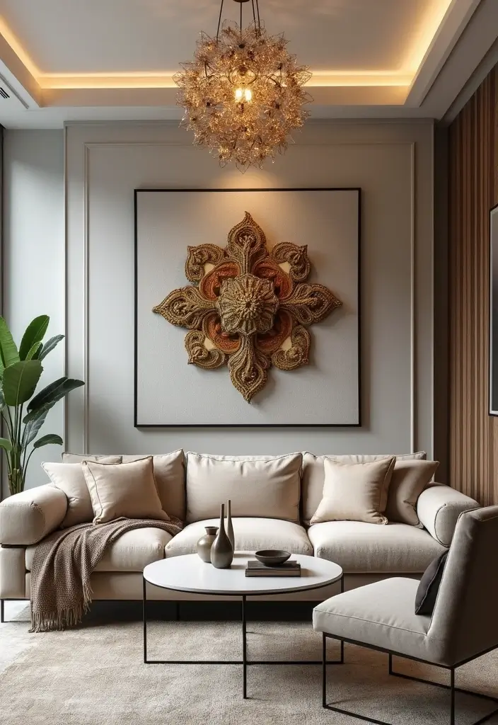 28 Small Cosy Living Room Ideas That Feel Inviting and Peaceful - 7. Create a Focal Point