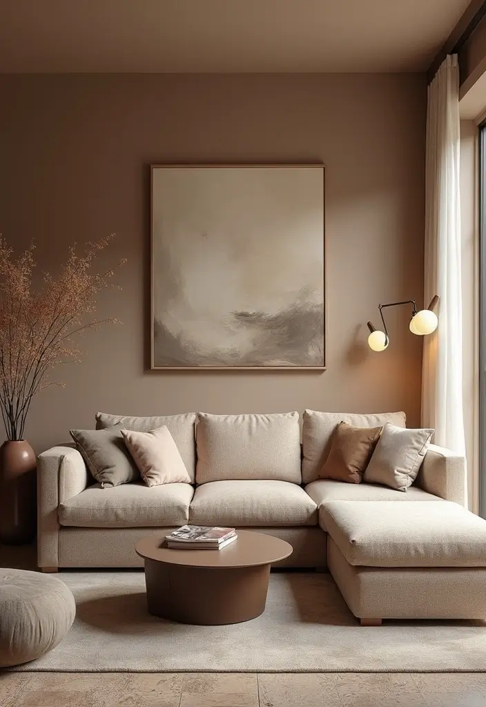 29 Beige Paint Colors for Living Room That Feel Timeless and Cozy - 21. Taupe Beige