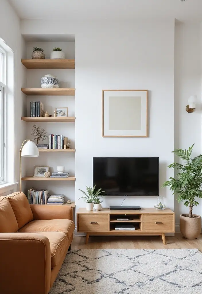 29 Clean Aesthetic Living Room Ideas That Feel Fresh and Minimal - 17. Focus on Functionality