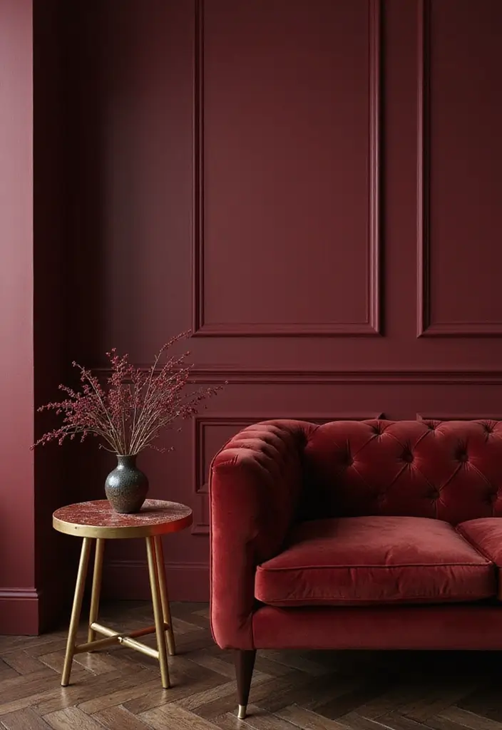 29 Dark Victorian Living Room Ideas That Feel Moody and Historic - 1. Rich Deep Colors