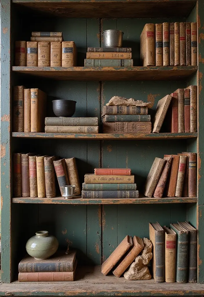 29 Dark Victorian Living Room Ideas That Feel Moody and Historic - 15. Eclectic Book Collections