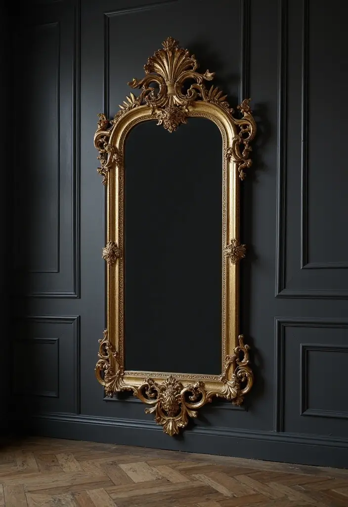 29 Dark Victorian Living Room Ideas That Feel Moody and Historic - 7. Ornate Mirrors