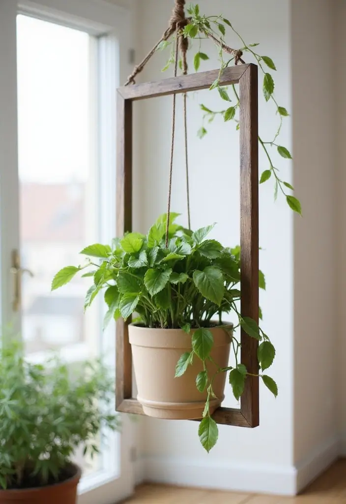 29 Ikea Hack Living Room Ideas That Look Creative and Affordable - 12. DIY Hanging Plant Holder from RÅVAROR