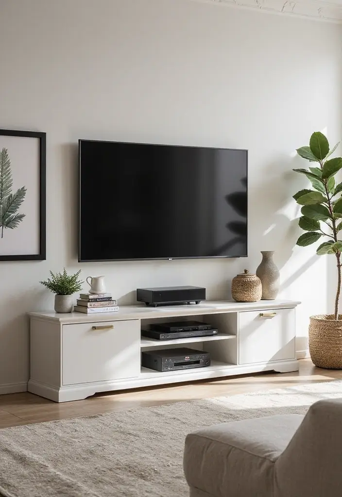 29 Ikea Hack Living Room Ideas That Look Creative and Affordable - 17. DIY Custom TV Stand with BESTÅ