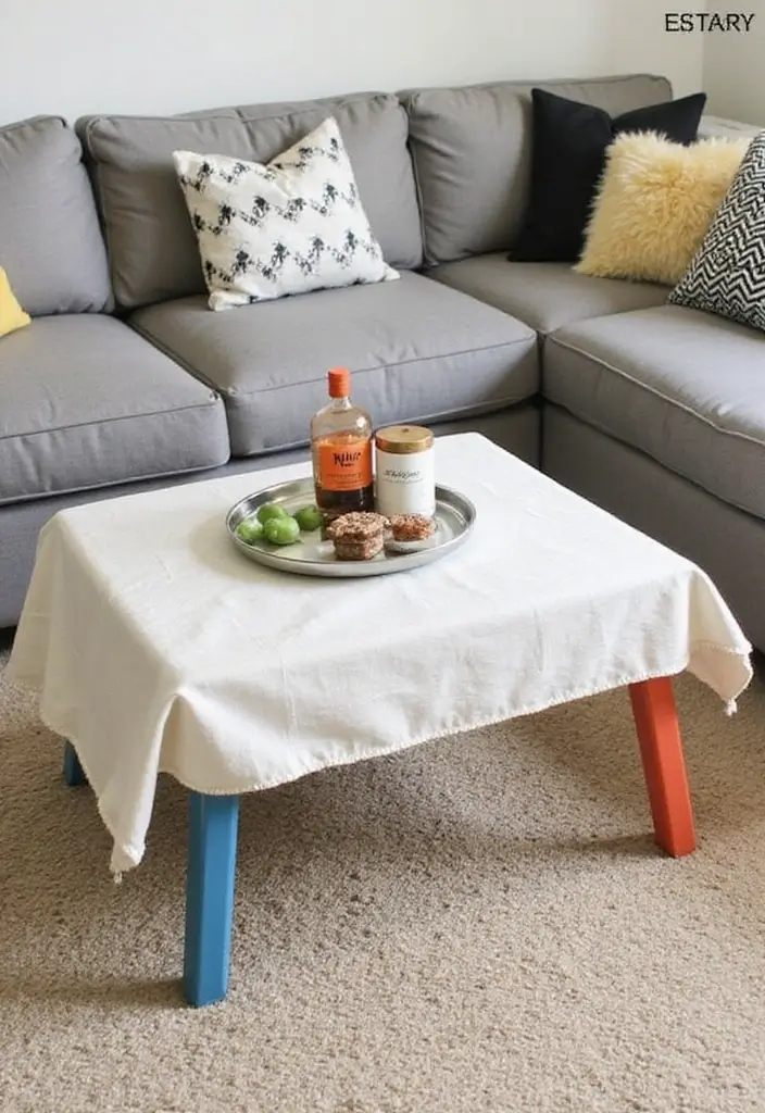 29 Ikea Hack Living Room Ideas That Look Creative and Affordable - 5. RÅVAROR Coffee Table Transformation