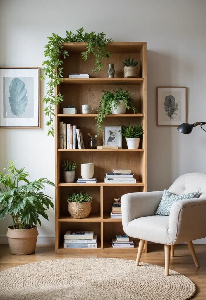 29 Ikea Hack Living Room Ideas That Look Creative and Affordable - 6. BILLY Bookcase as a Room Divider