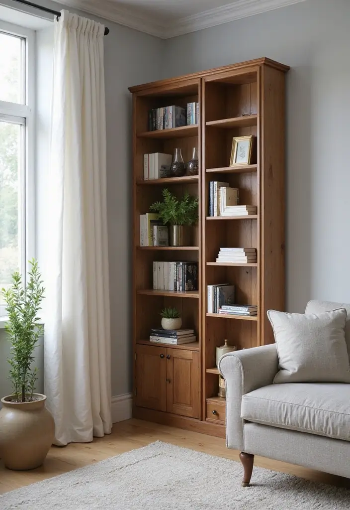 29 Ikea Metod Living Room Ideas That Are Smart and Affordable - 11. Corner Storage Solutions