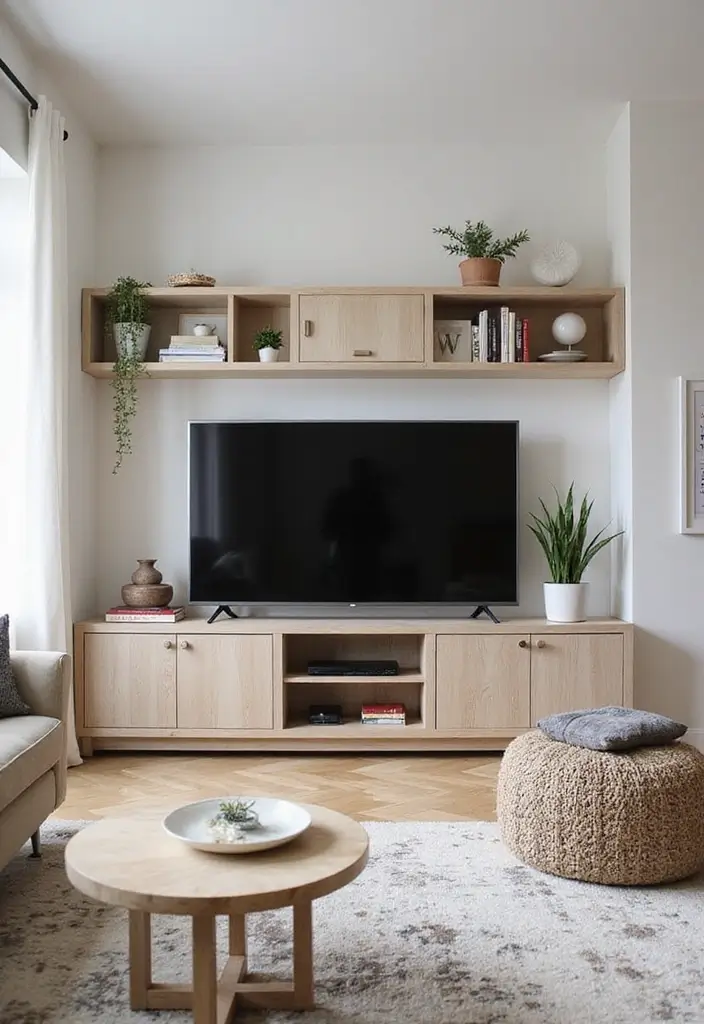 29 Ikea Metod Living Room Ideas That Are Smart and Affordable - 2. Versatile Media Units