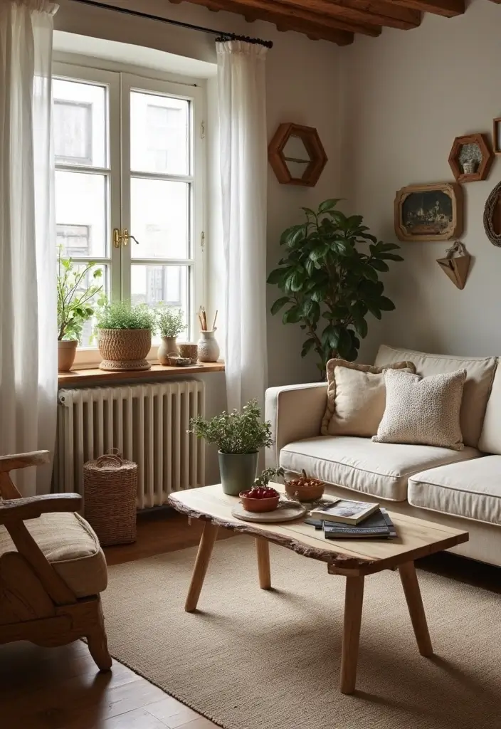 29 Ikea Metod Living Room Ideas That Are Smart and Affordable - 20. Rustic Charm with Metod