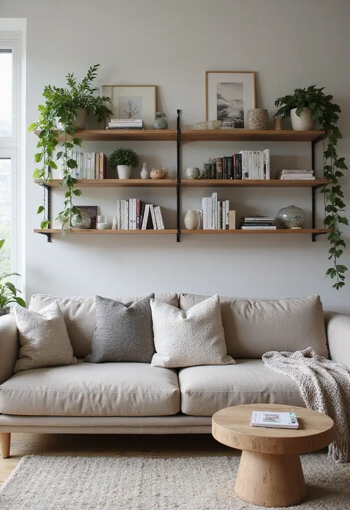 29 Ikea Metod Living Room Ideas That Are Smart and Affordable - 5. Open Concept Shelving
