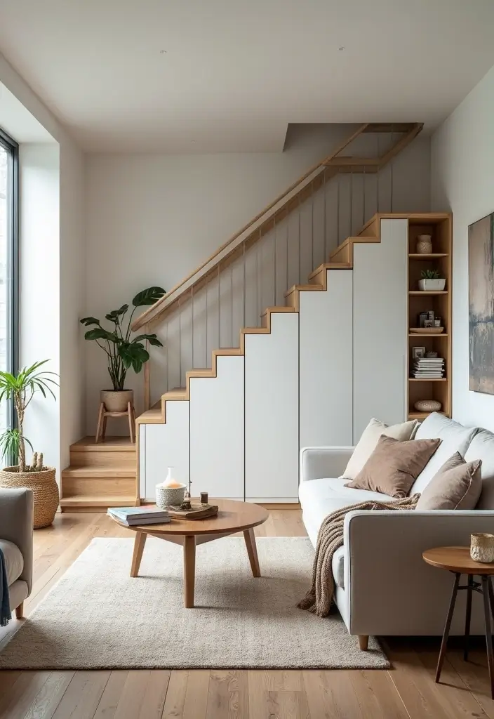29 Ikea Metod Living Room Ideas That Are Smart and Affordable - 8. Under-Stair Storage Creativity
