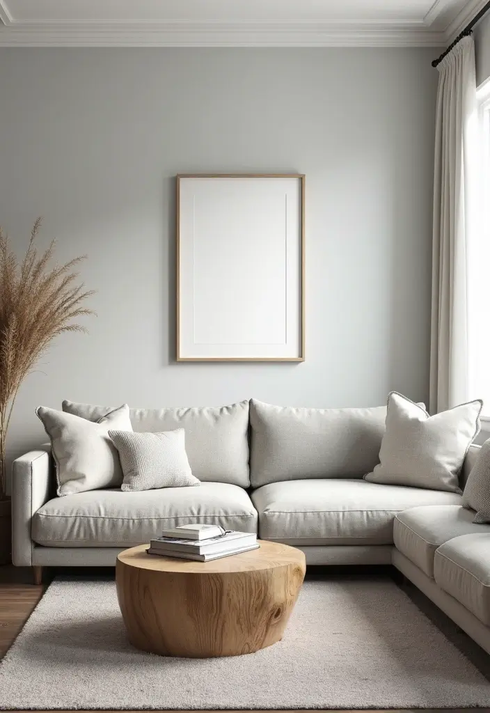 29 Living Room Grey Ideas That Feel Modern and Neutral - 28. Grey Tones with Coastal Vibes