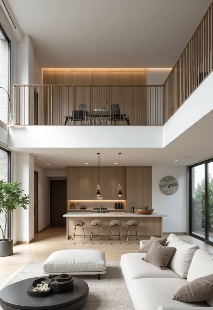 29 Two Story Living Room Ideas That Feel Open and Dramatic - 3. Open Concept Layouts