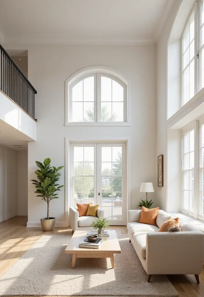 29 Two Story Living Room Ideas That Feel Open and Dramatic - 9. Color Palettes that Breathe