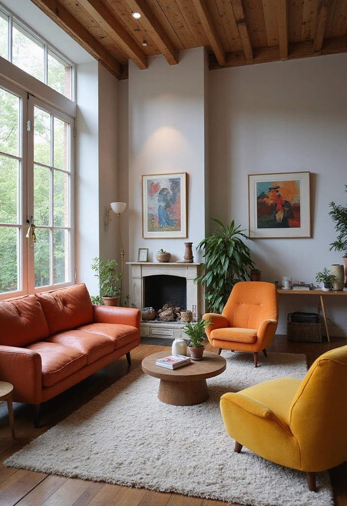 29 Urban Living Room Ideas That Capture City Style Perfectly - 22. Funky Furniture