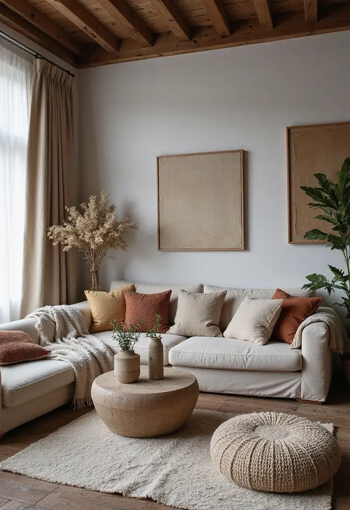 29 Urban Living Room Ideas That Capture City Style Perfectly - 6. Textured Fabrics